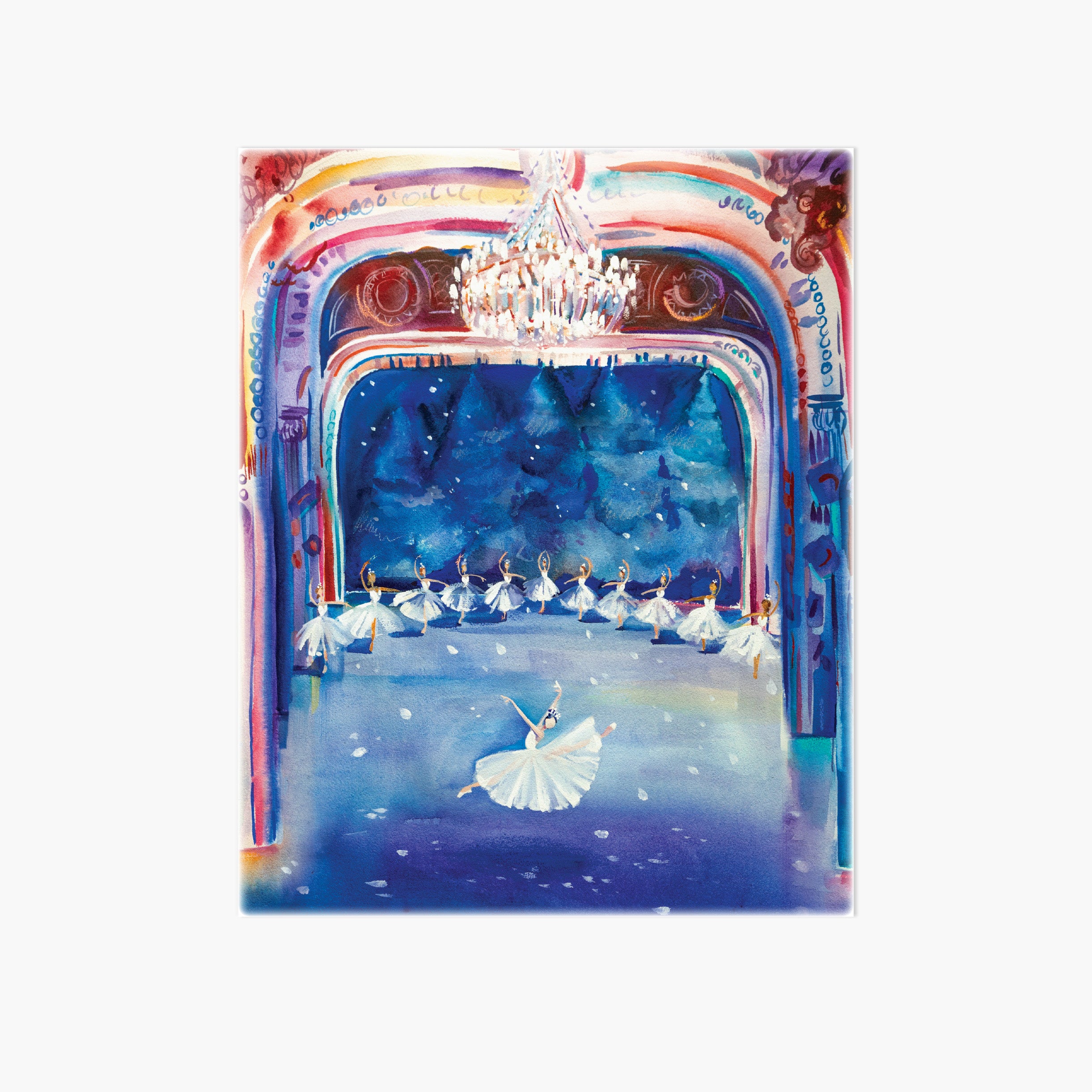 Snow Princess Ballerina Fine Art Print