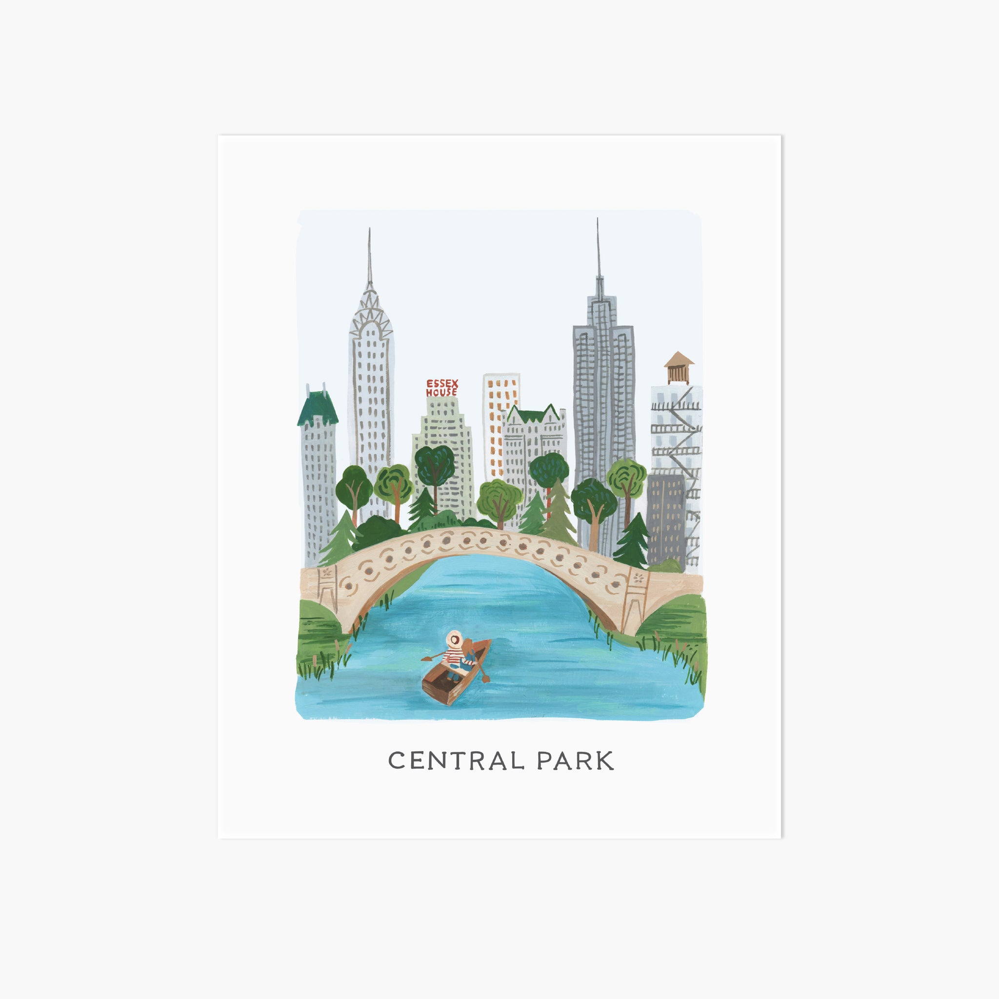 Central Park New York Travel Art Print | Travel| Pointebrush Ballet Art and Lifestyle