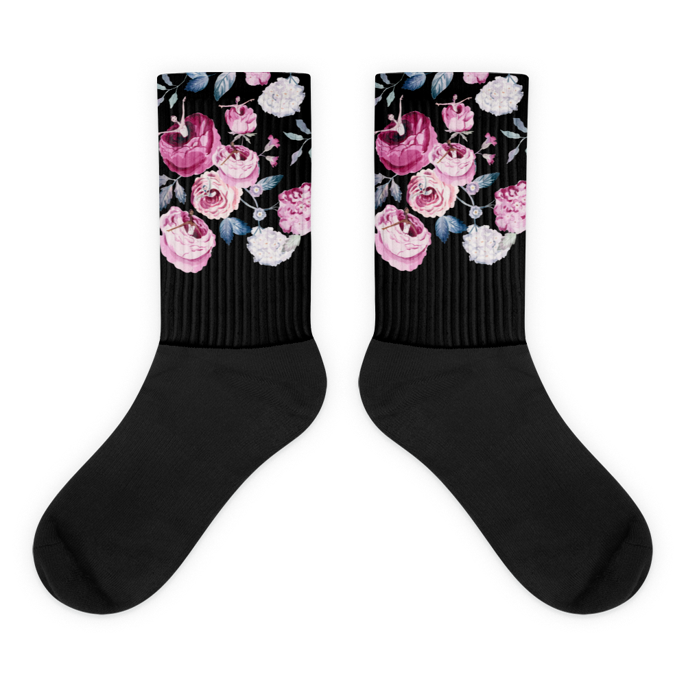 Waltz of the Garden Roses Socks