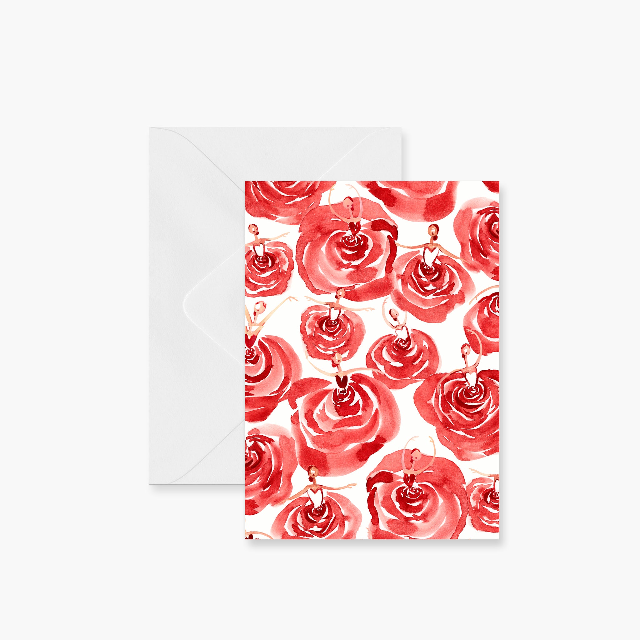 Waltz of the Roses Greeting Card