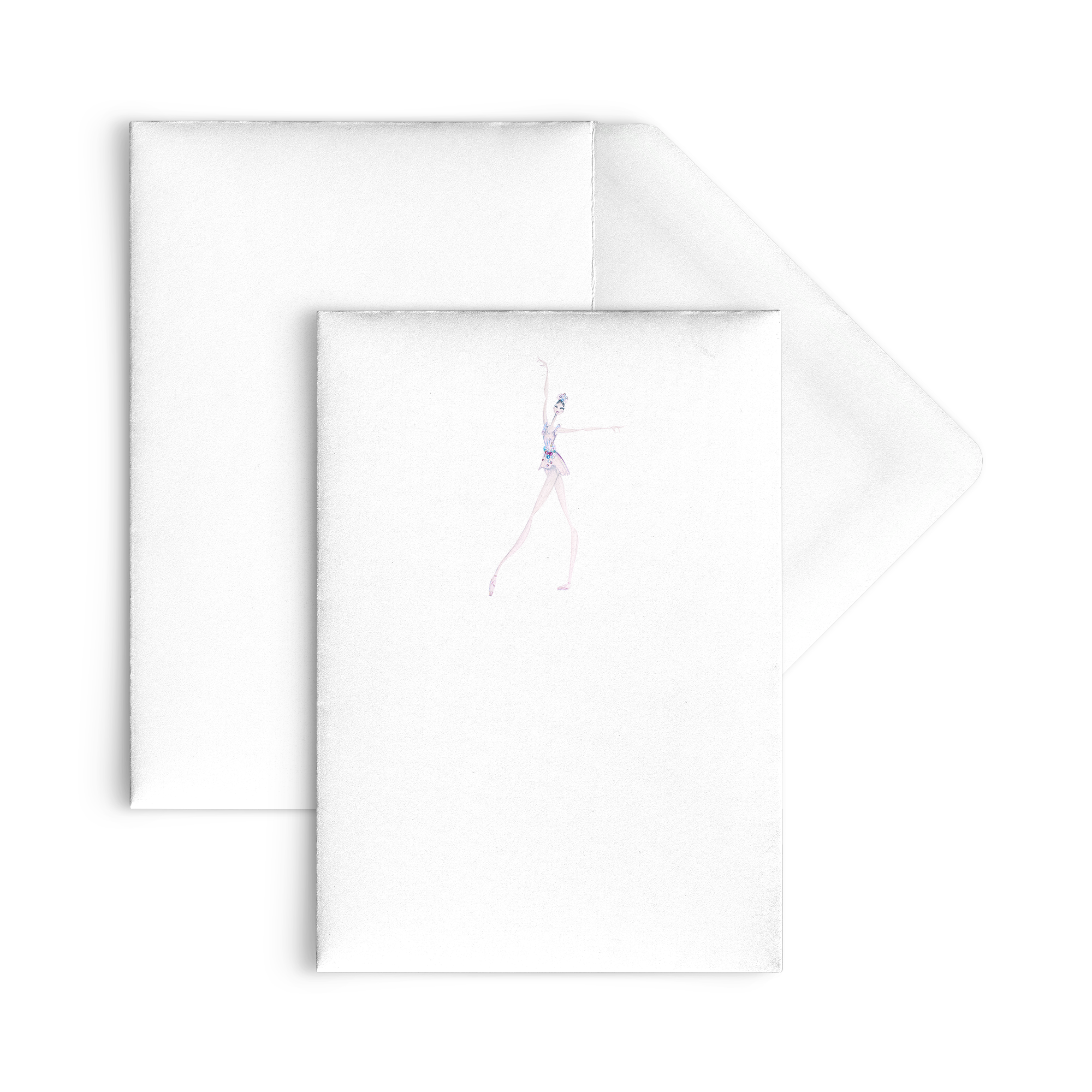 Dewdrop Notecard | Holiday| Pointebrush Ballet Art and Lifestyle