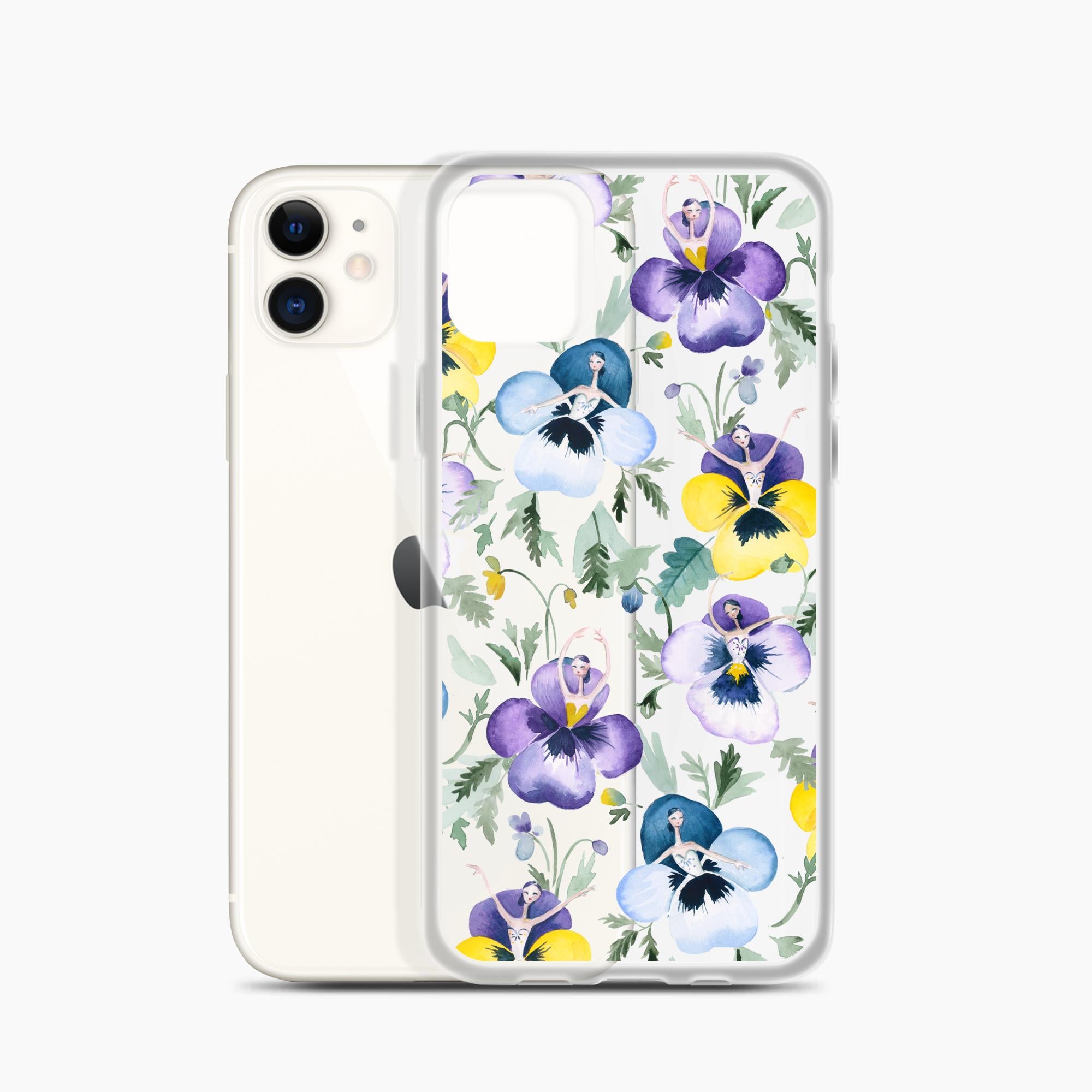 Waltz of the Pansies iPhone Case