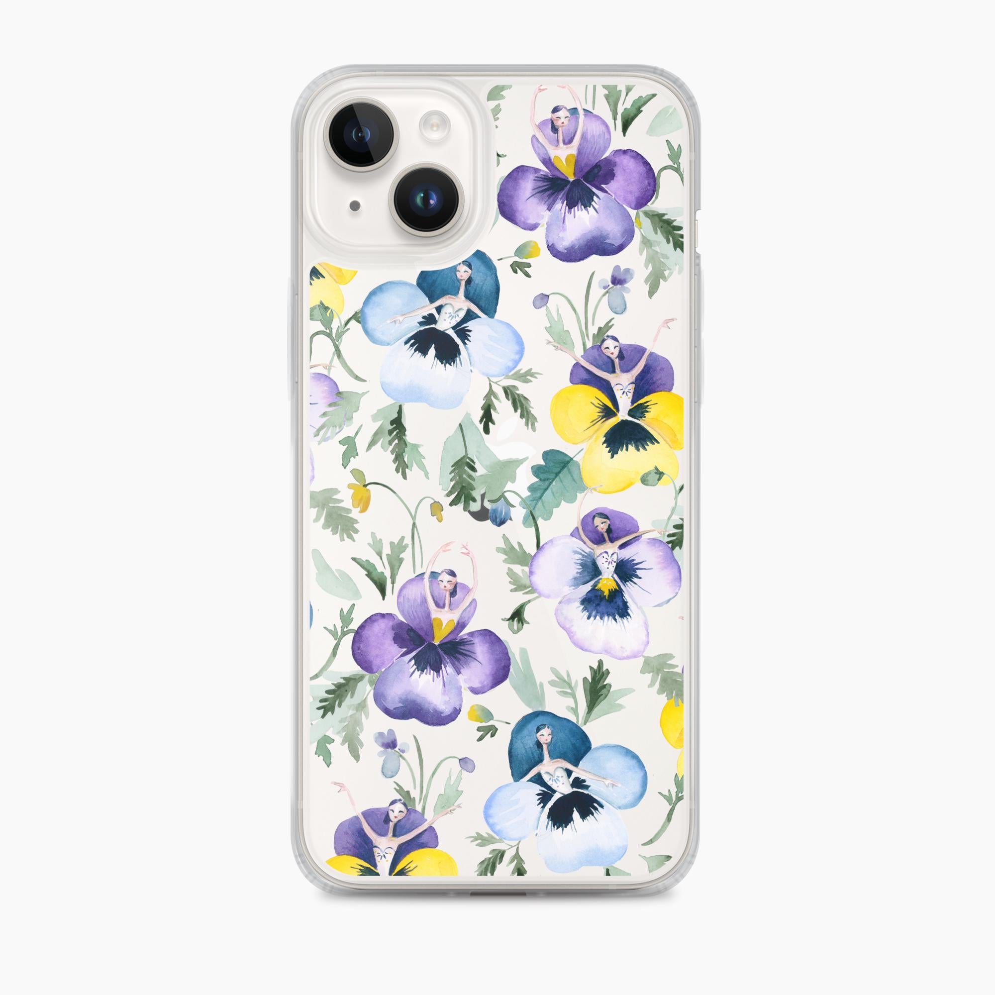 Waltz of the Pansies iPhone Case