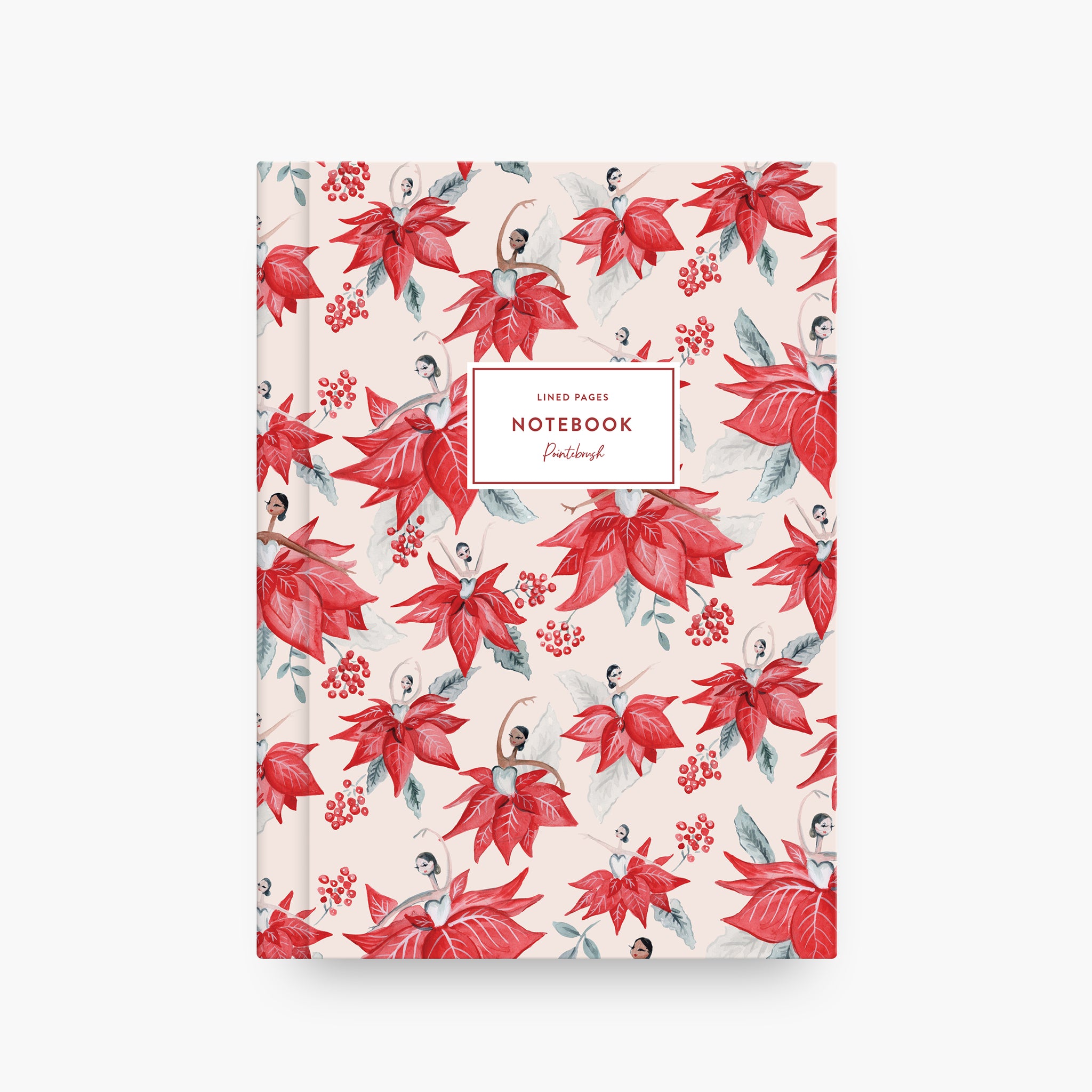 Poinsettia Dancers Notebook