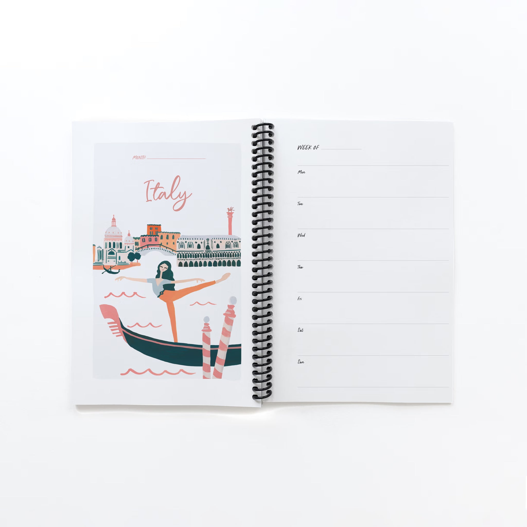 Dancing Around the World Undated Weekly Planner