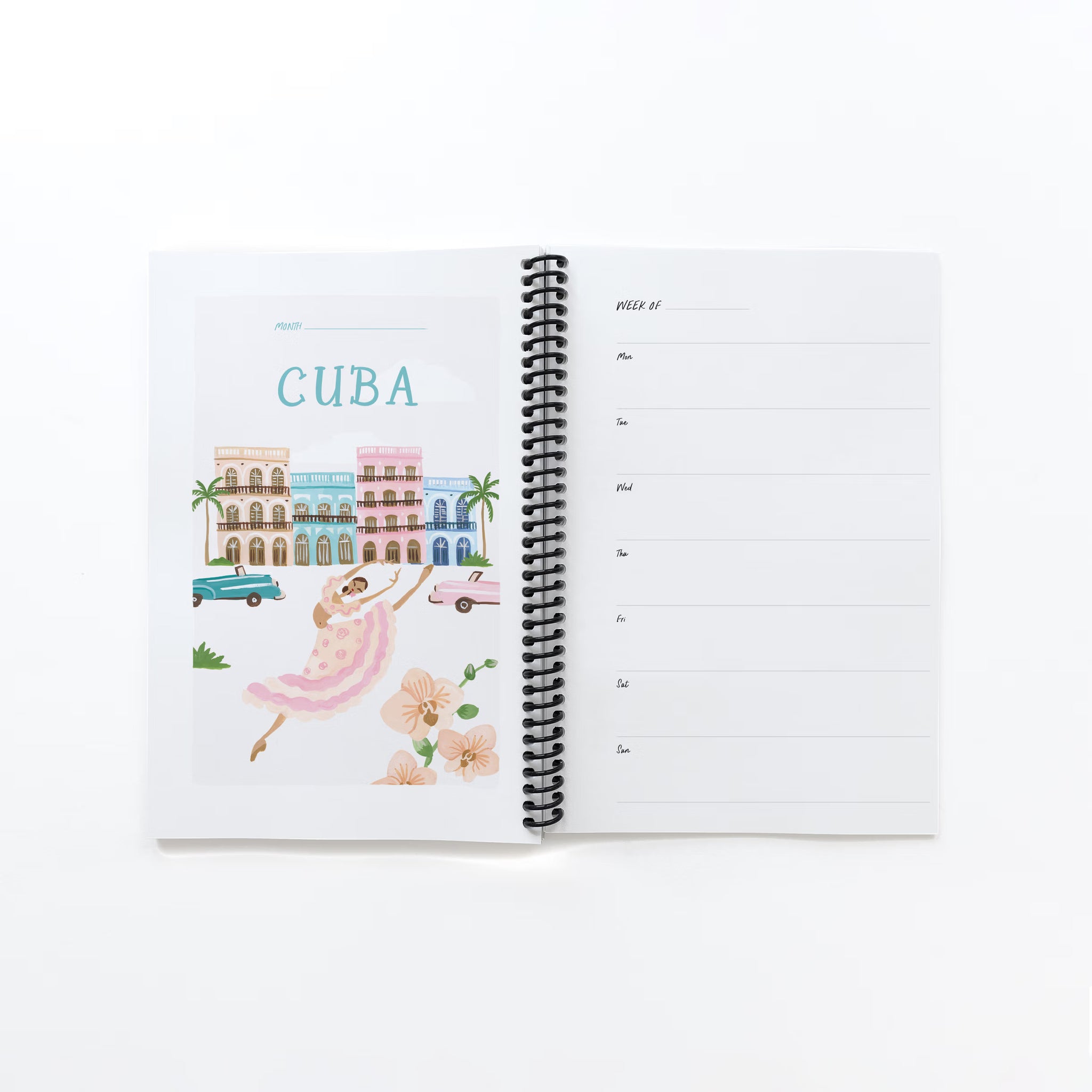 Dancing Around the World Undated Weekly Planner