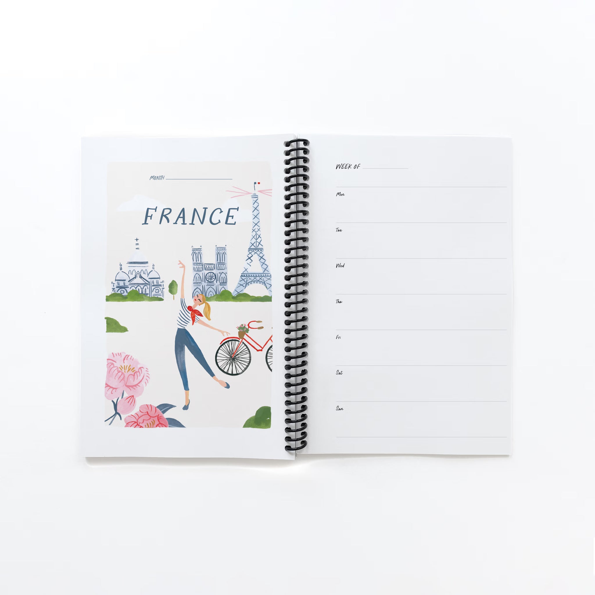 Dancing Around the World Undated Weekly Planner
