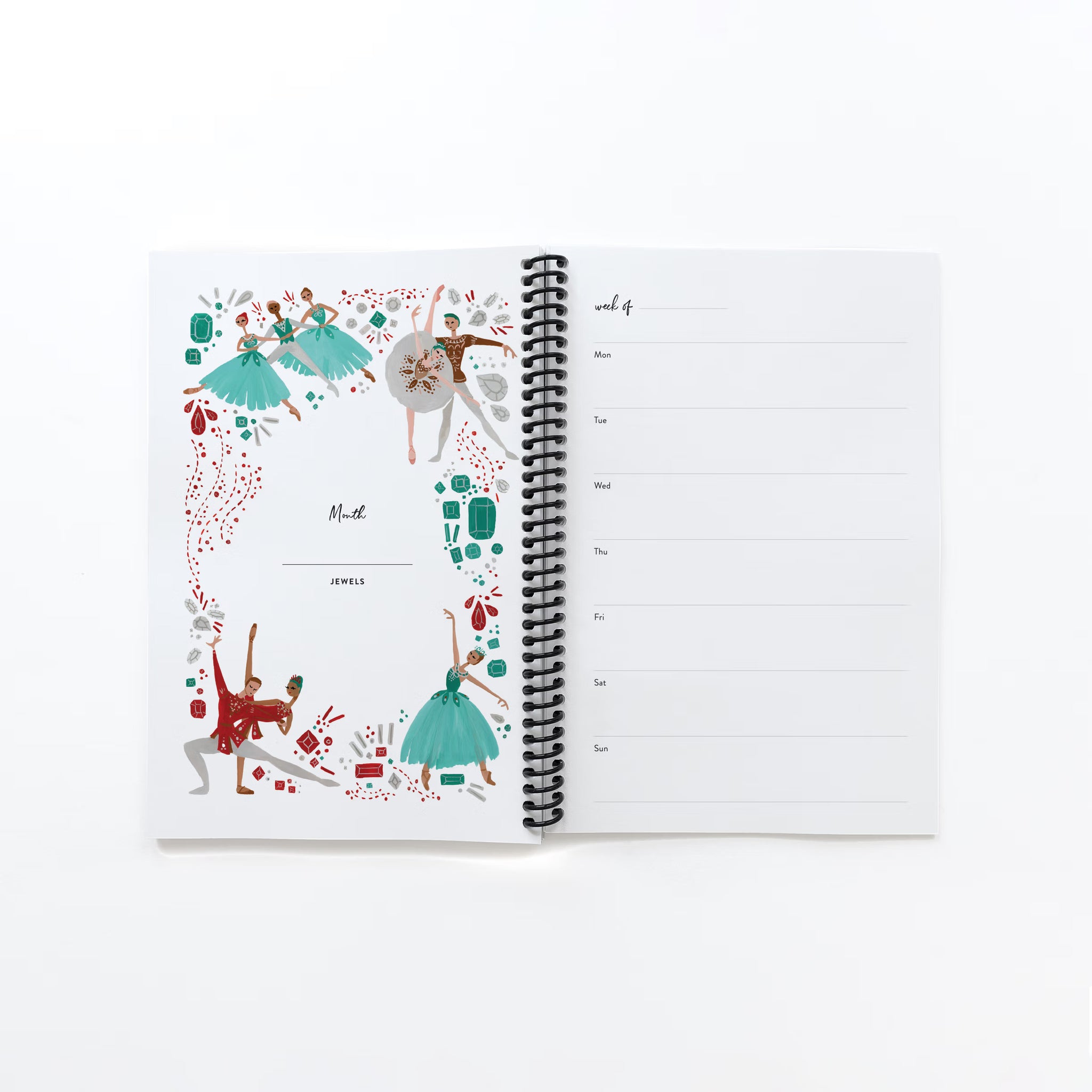 The Great Ballets Undated Weekly Planner