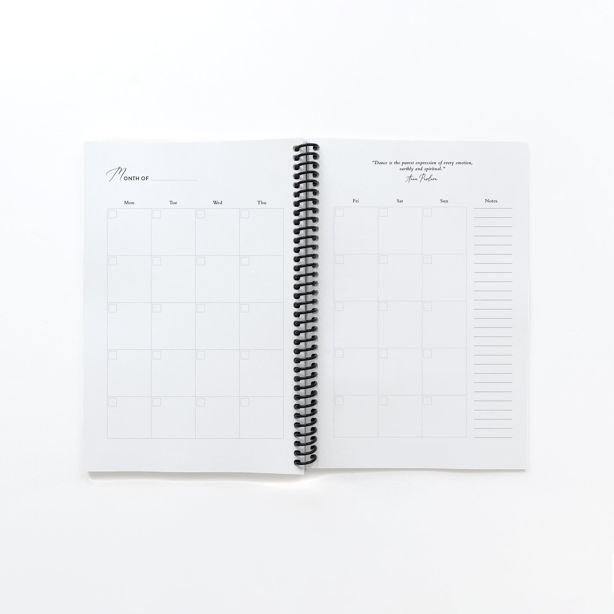 Primas Undated Weekly Planner