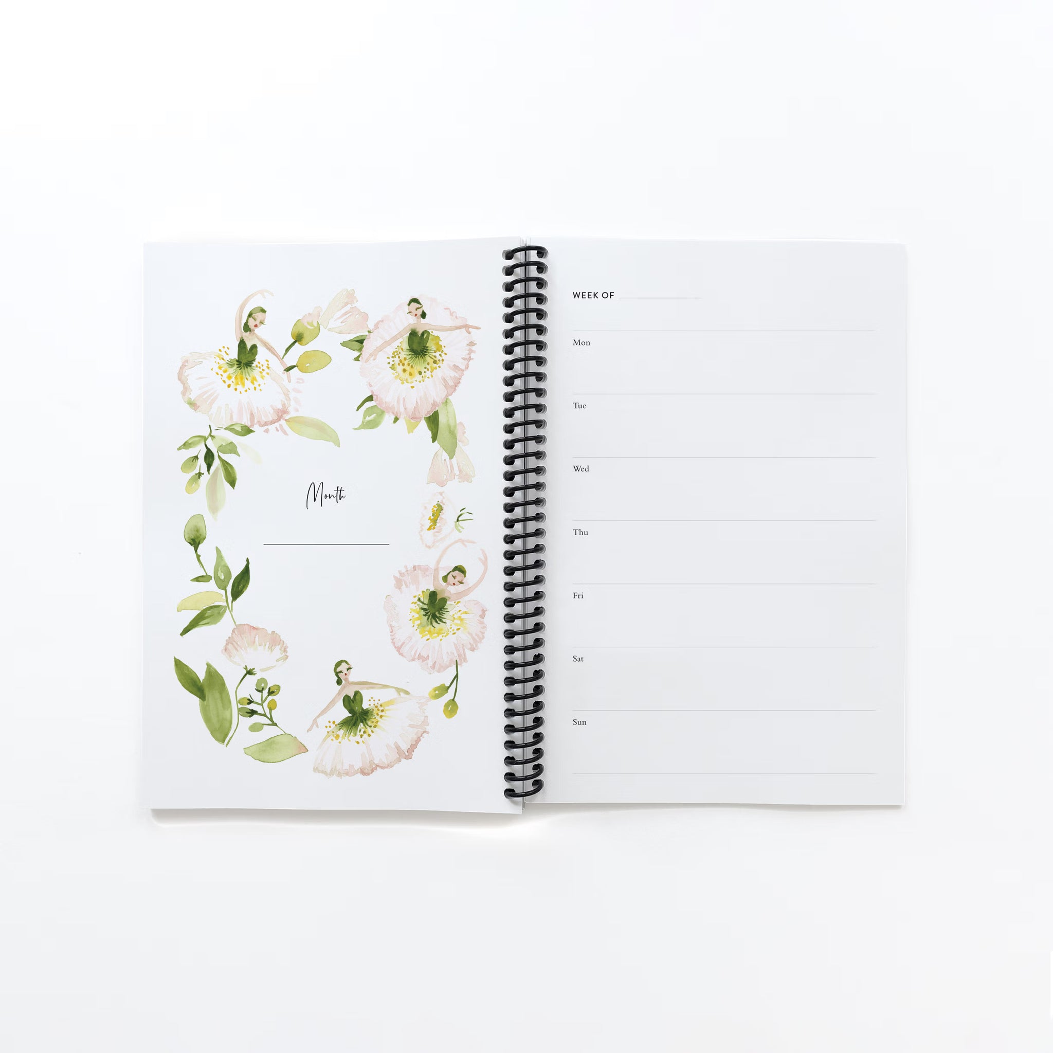 Waltz of the Flowers Undated Weekly Planner