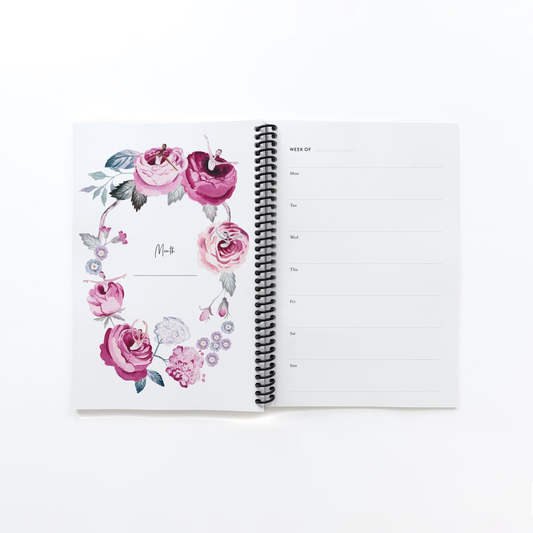 Waltz of the Flowers Undated Weekly Planner