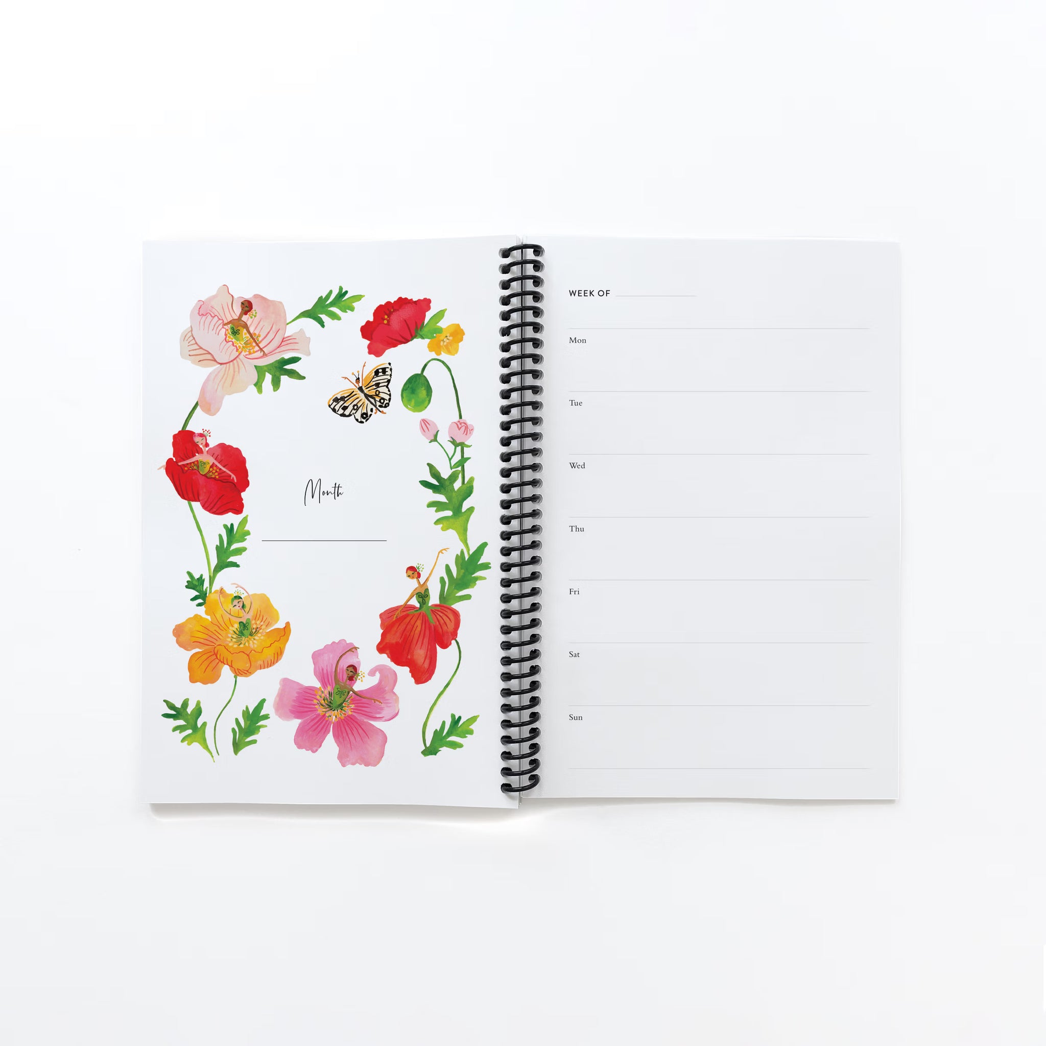Waltz of the Flowers Undated Weekly Planner