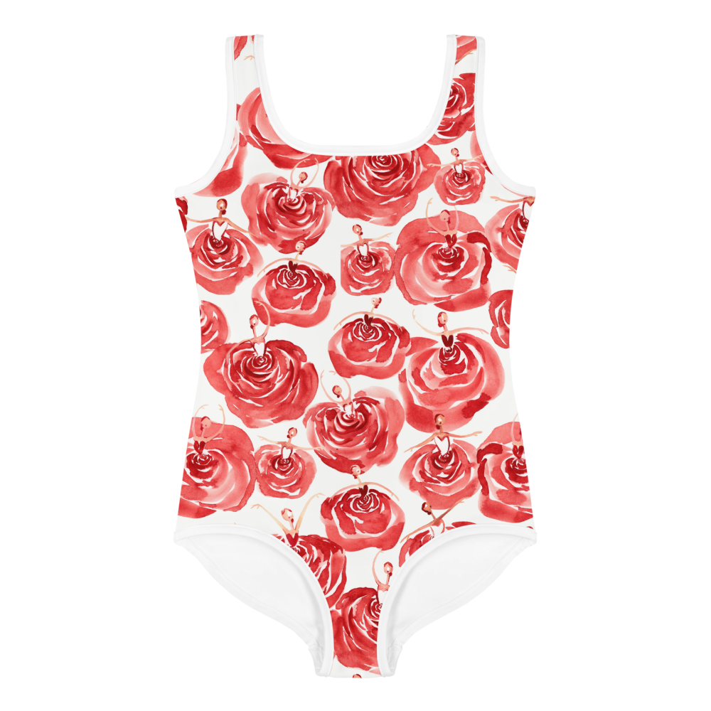 Waltz of the Roses Kids Swimsuit/Leotard