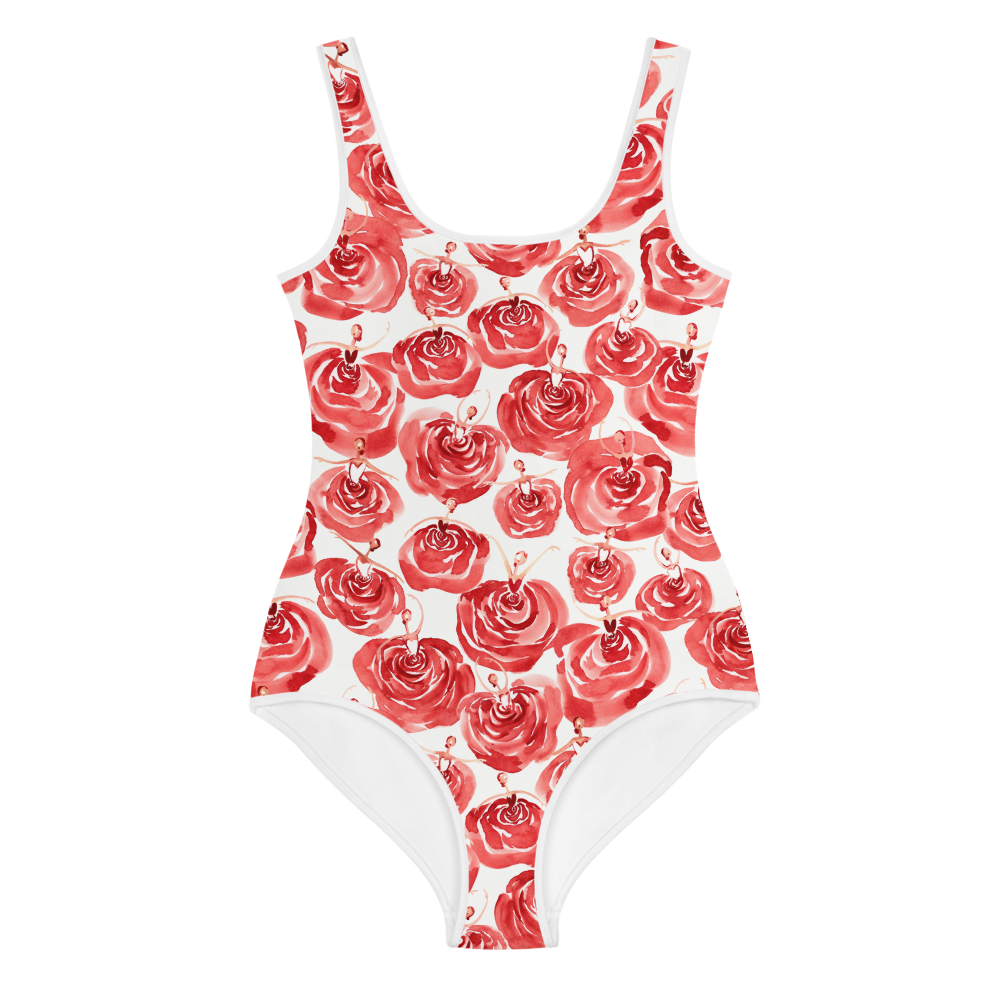 Waltz of the Roses Youth Swimsuit/Leotard