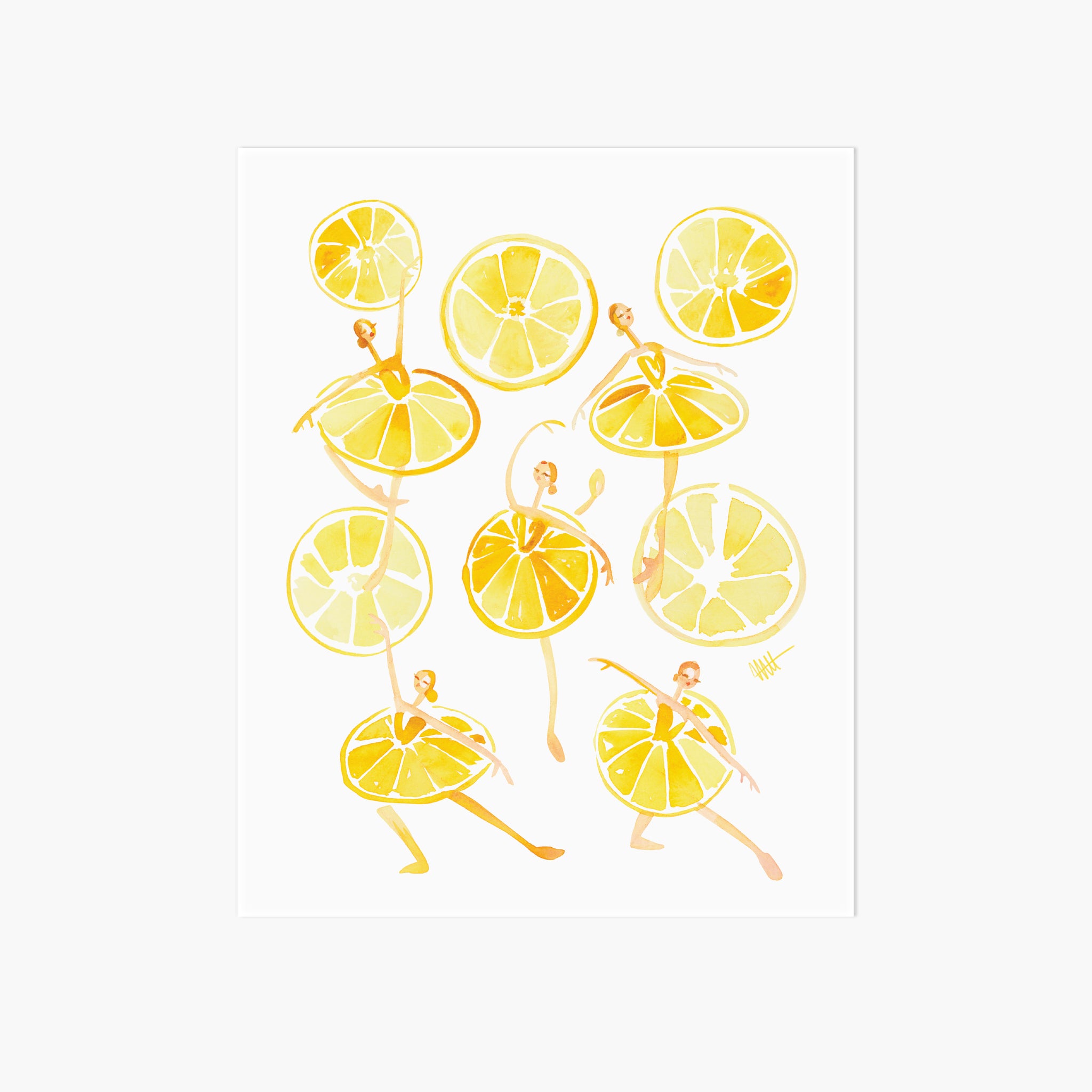 Squeeze the Day Lemons I Art Print