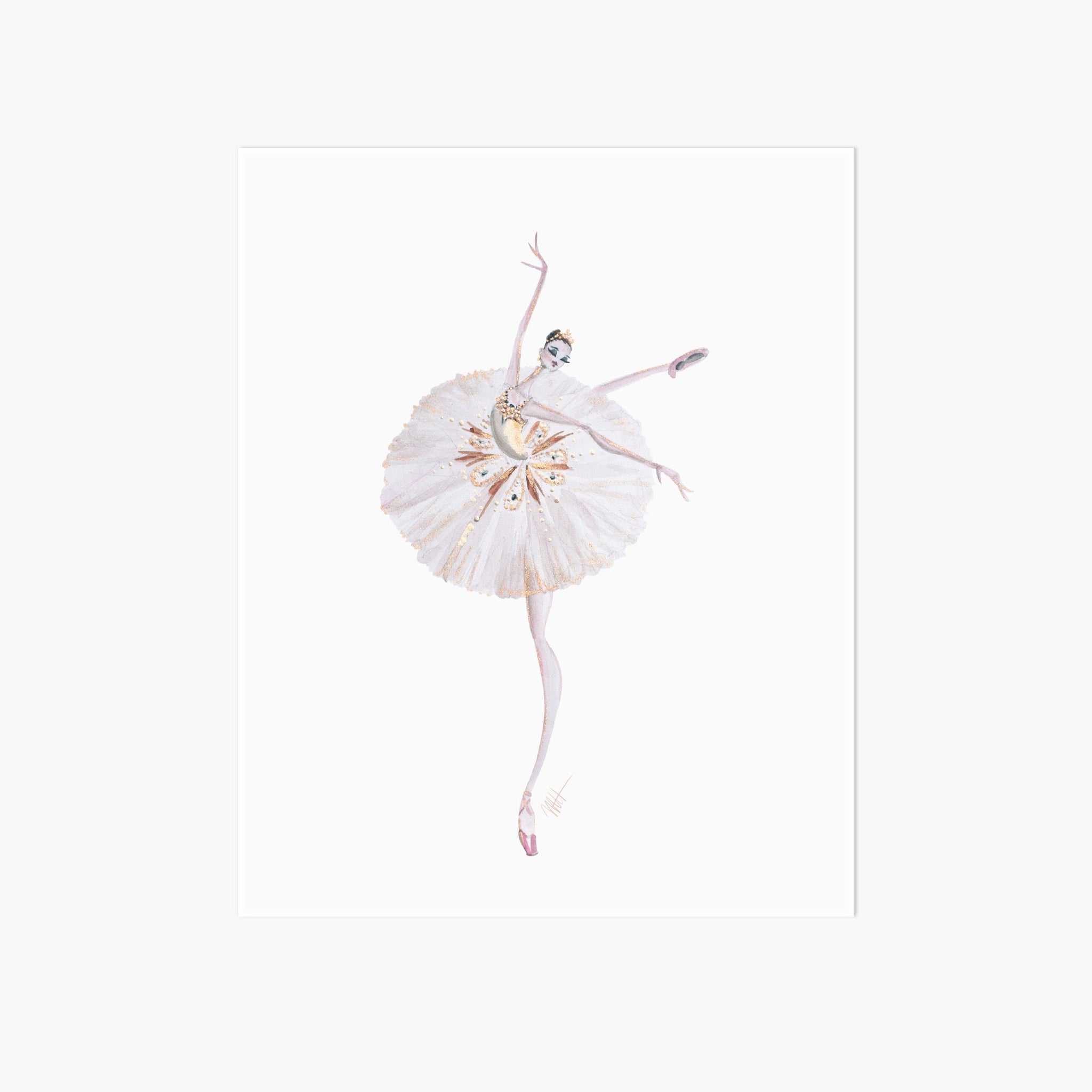 Diamant Art Print | Ballet| Pointebrush Ballet Art and Lifestyle