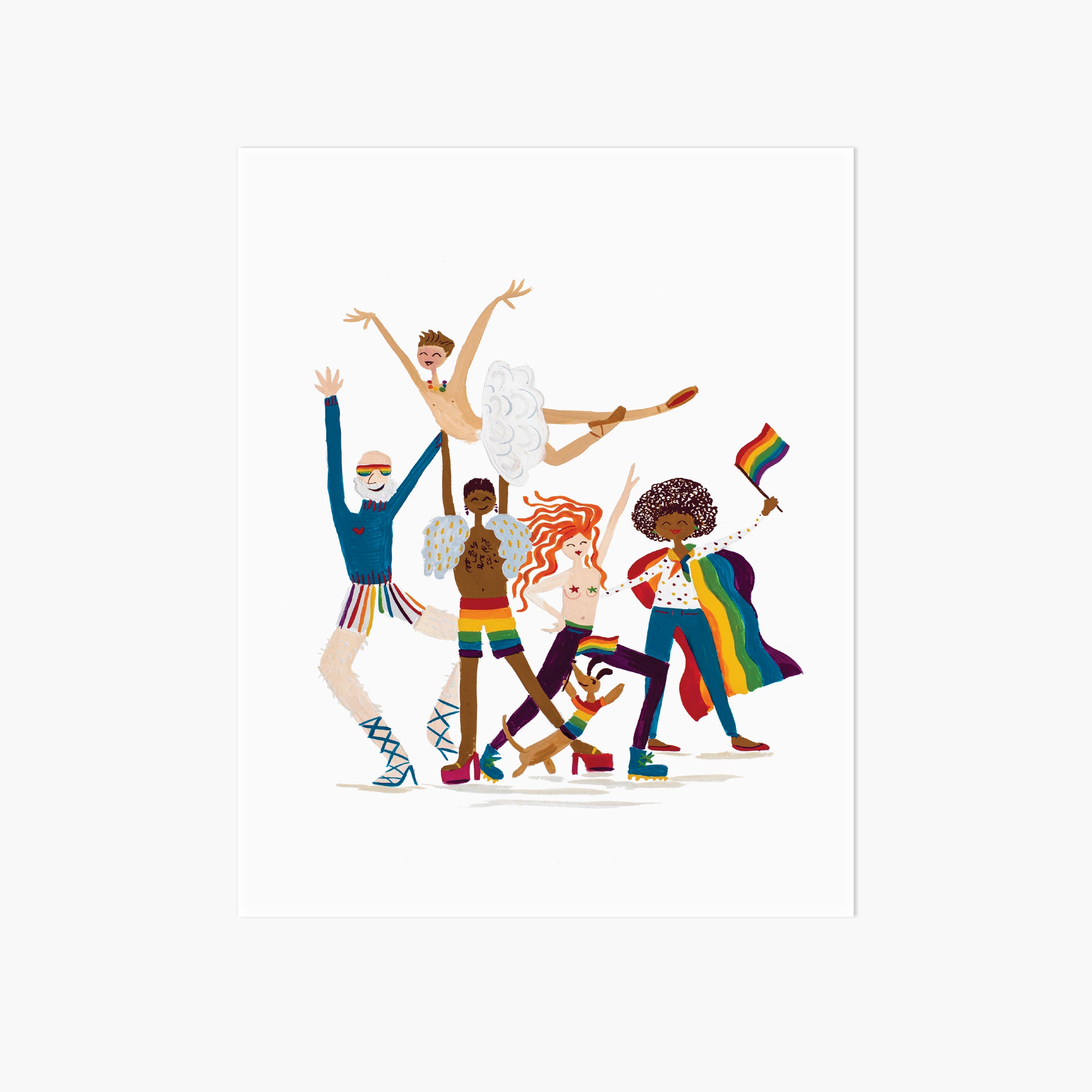 Pride Art Print | Ballet Art and Ballet Lifestyle by Pointebrush