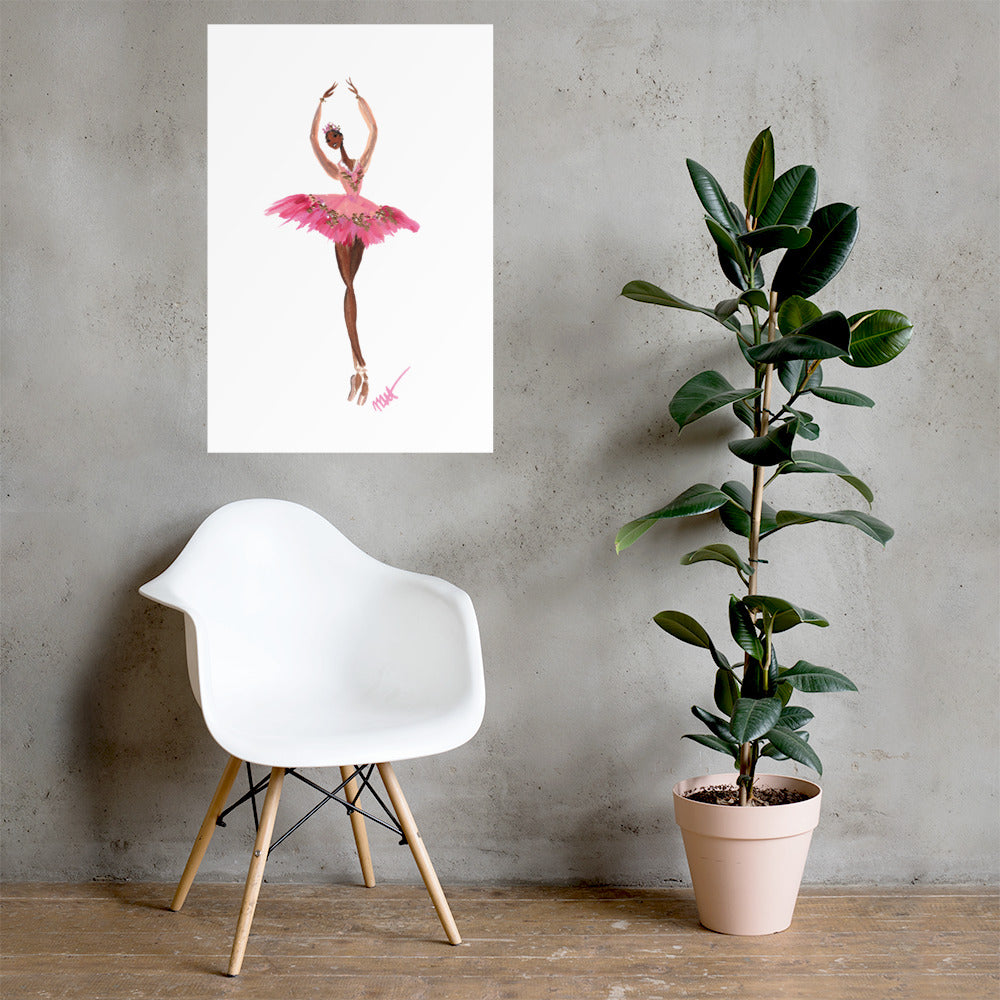 Sunshine Large Print | Ballet| Pointebrush Ballet Art and Lifestyle