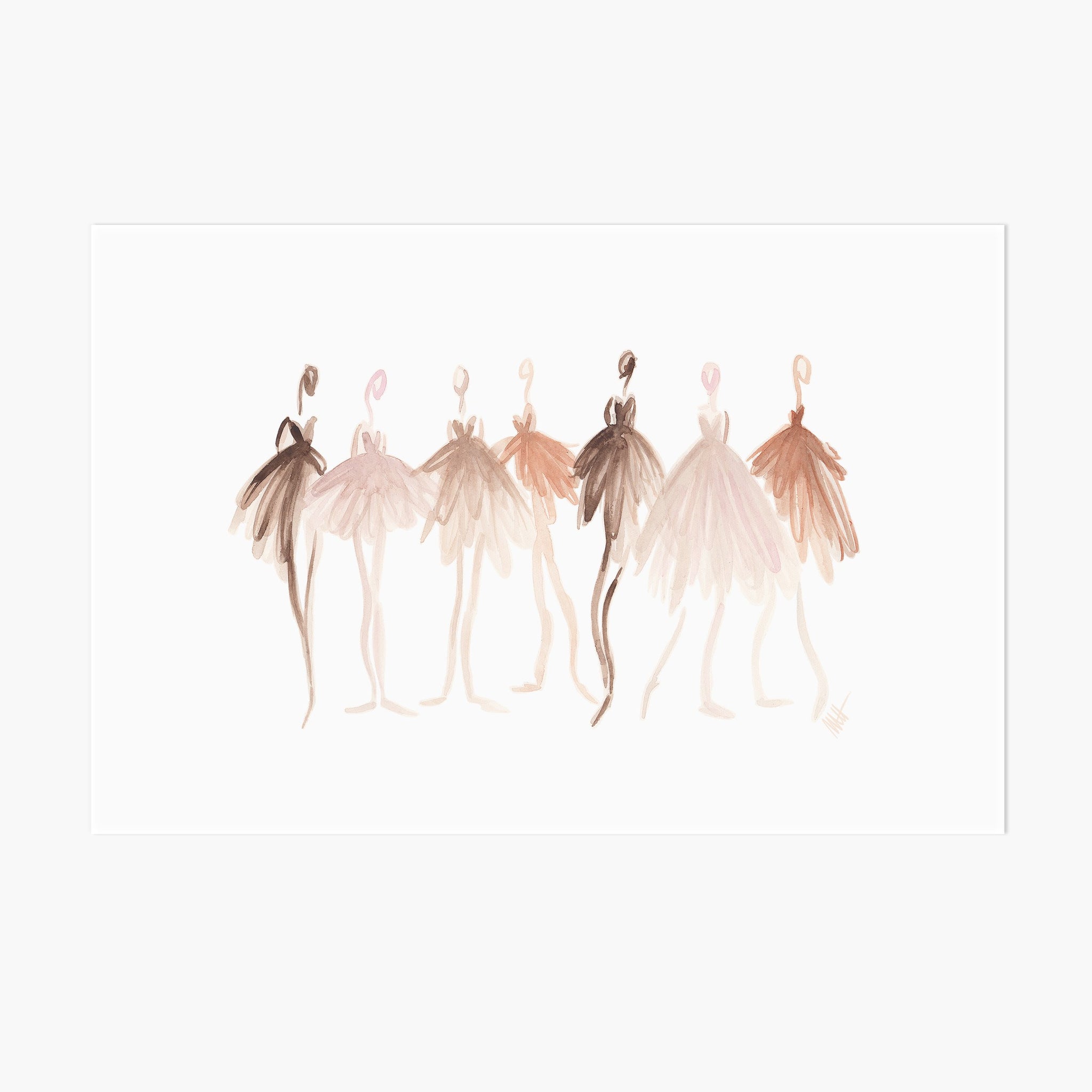 Colors of Ballet Large Print | | Pointebrush Ballet Art and Lifestyle