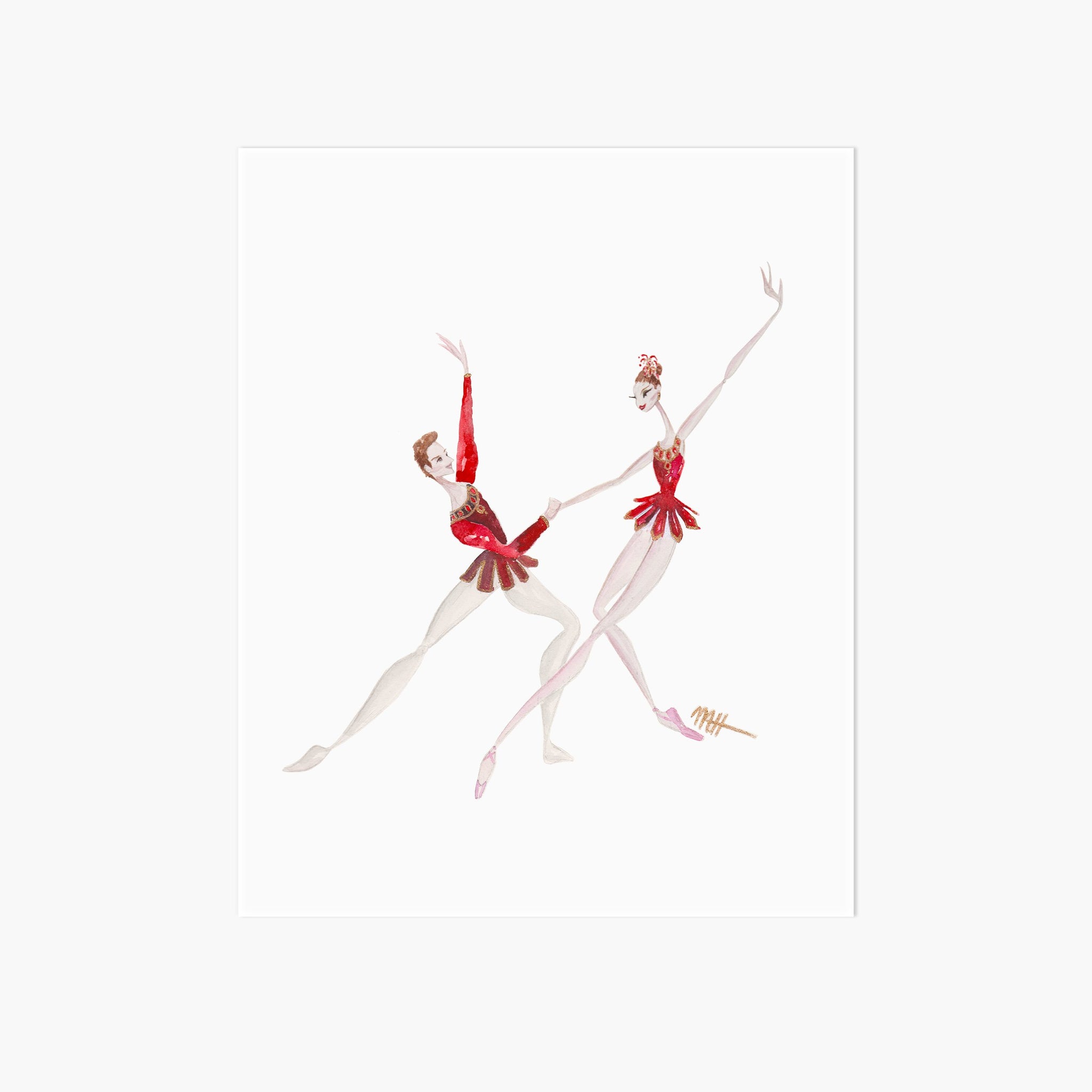 Jewels Art Print Series | Ballet, Sets| Pointebrush Ballet Art and Lifestyle