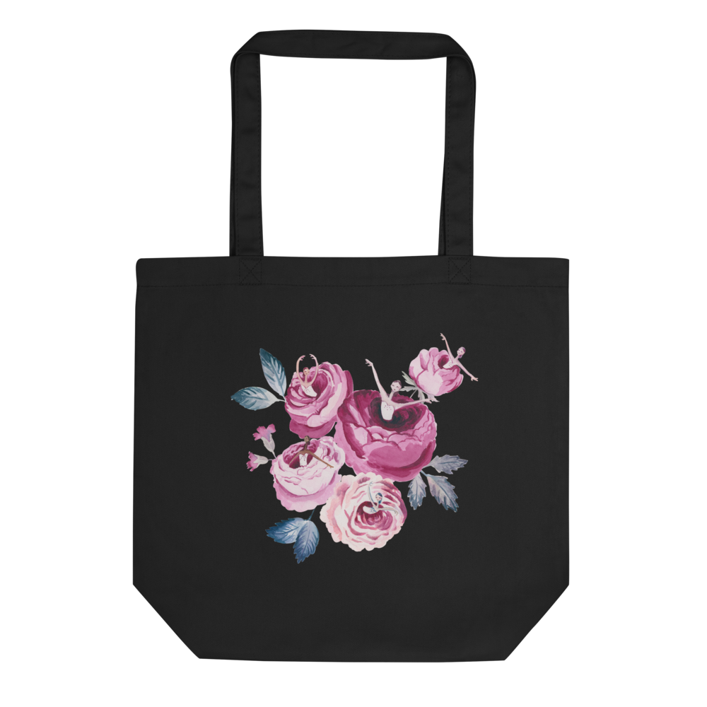 Waltz of the Garden Roses Tote Bag