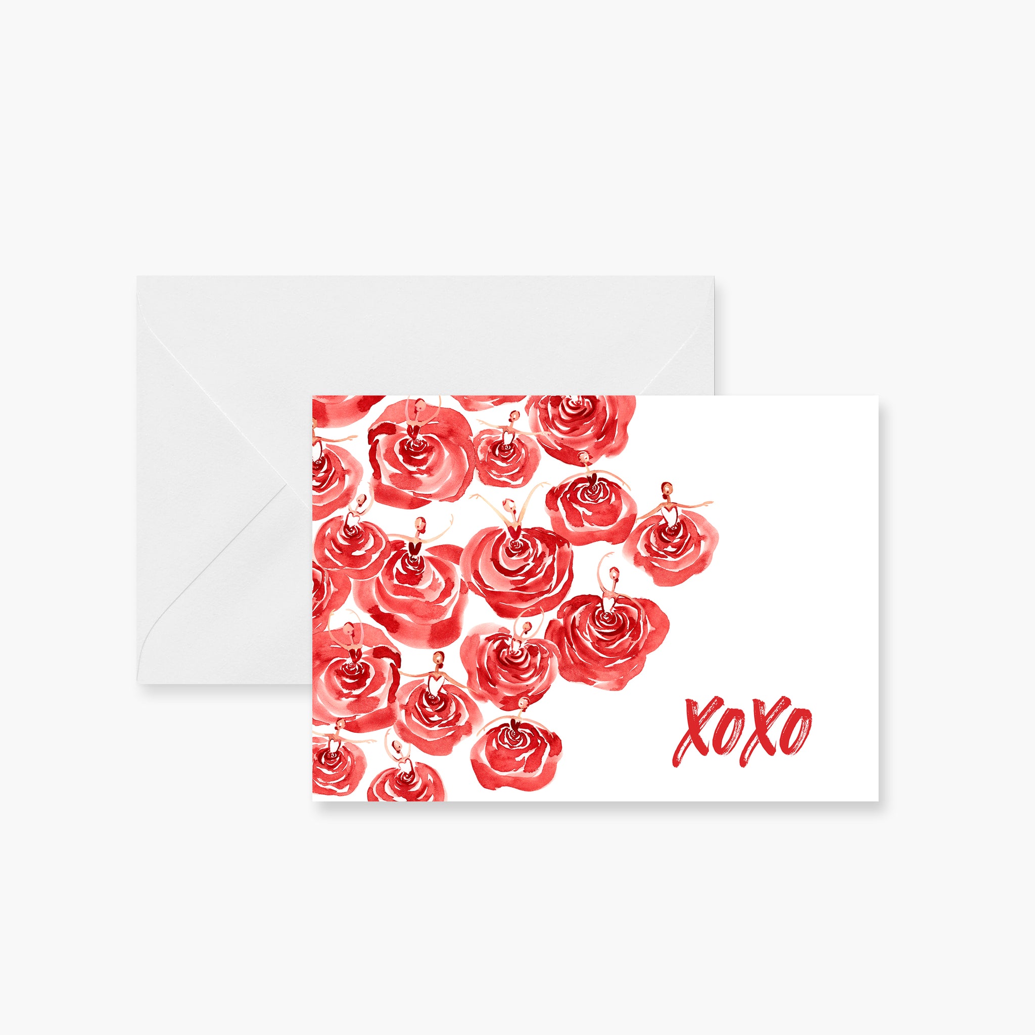 Xoxo Roses Greeting Card Set