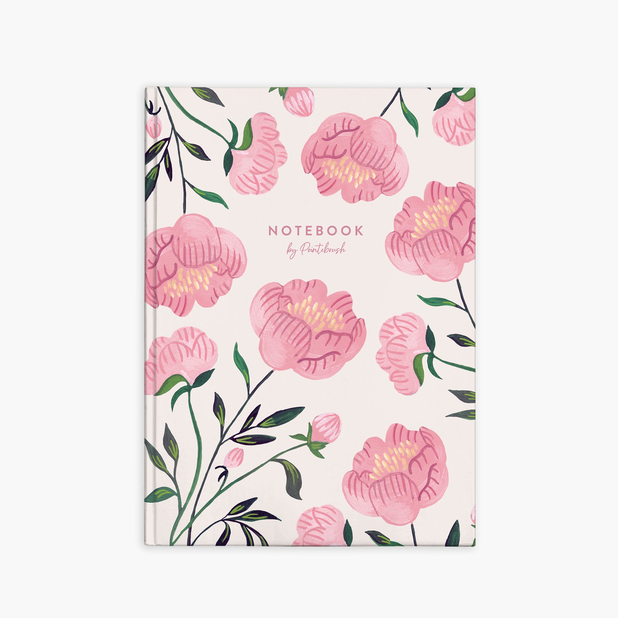 Peony Notebook | Floral| Pointebrush Ballet Art and Lifestyle