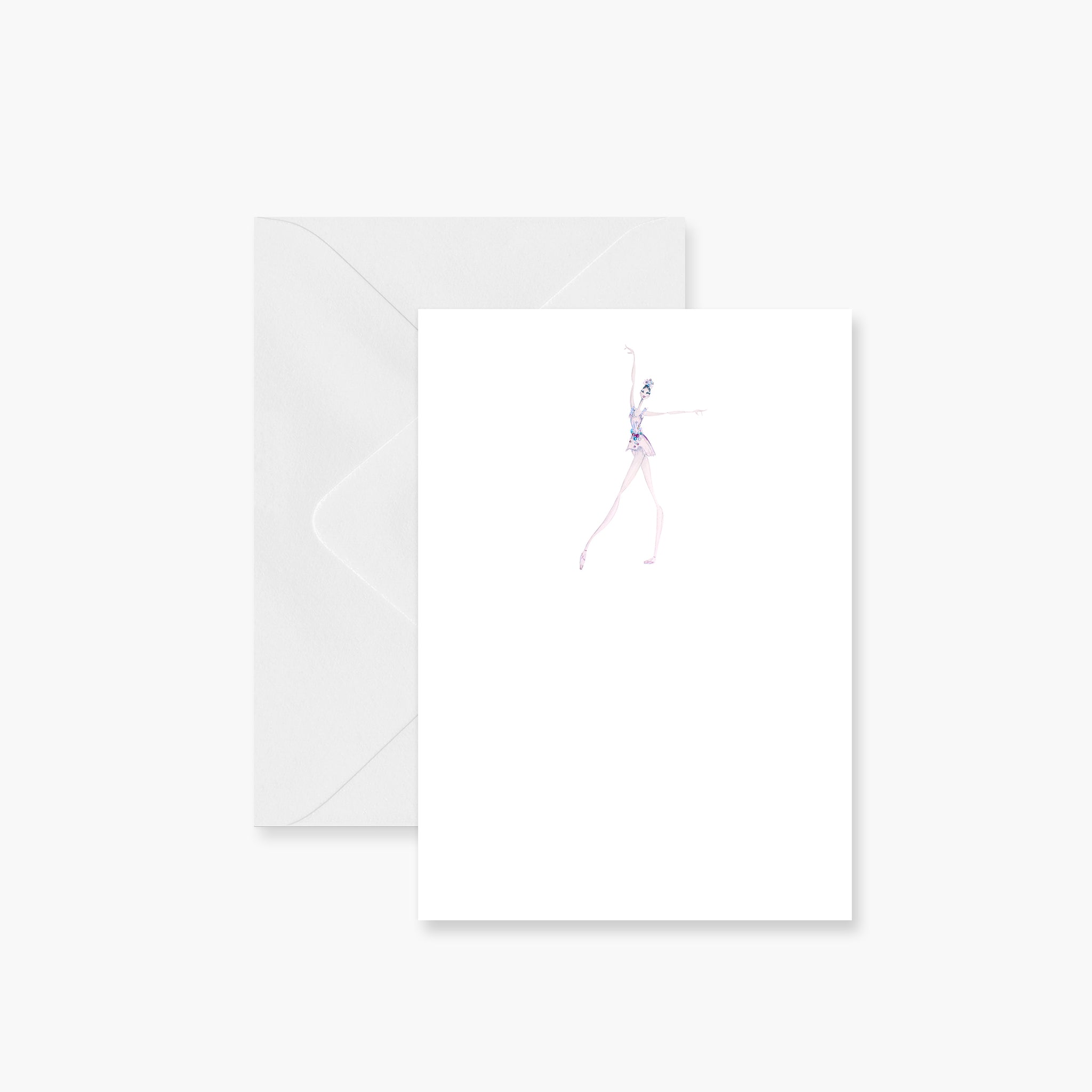 Dewdrop Notecard | Holiday| Pointebrush Ballet Art and Lifestyle