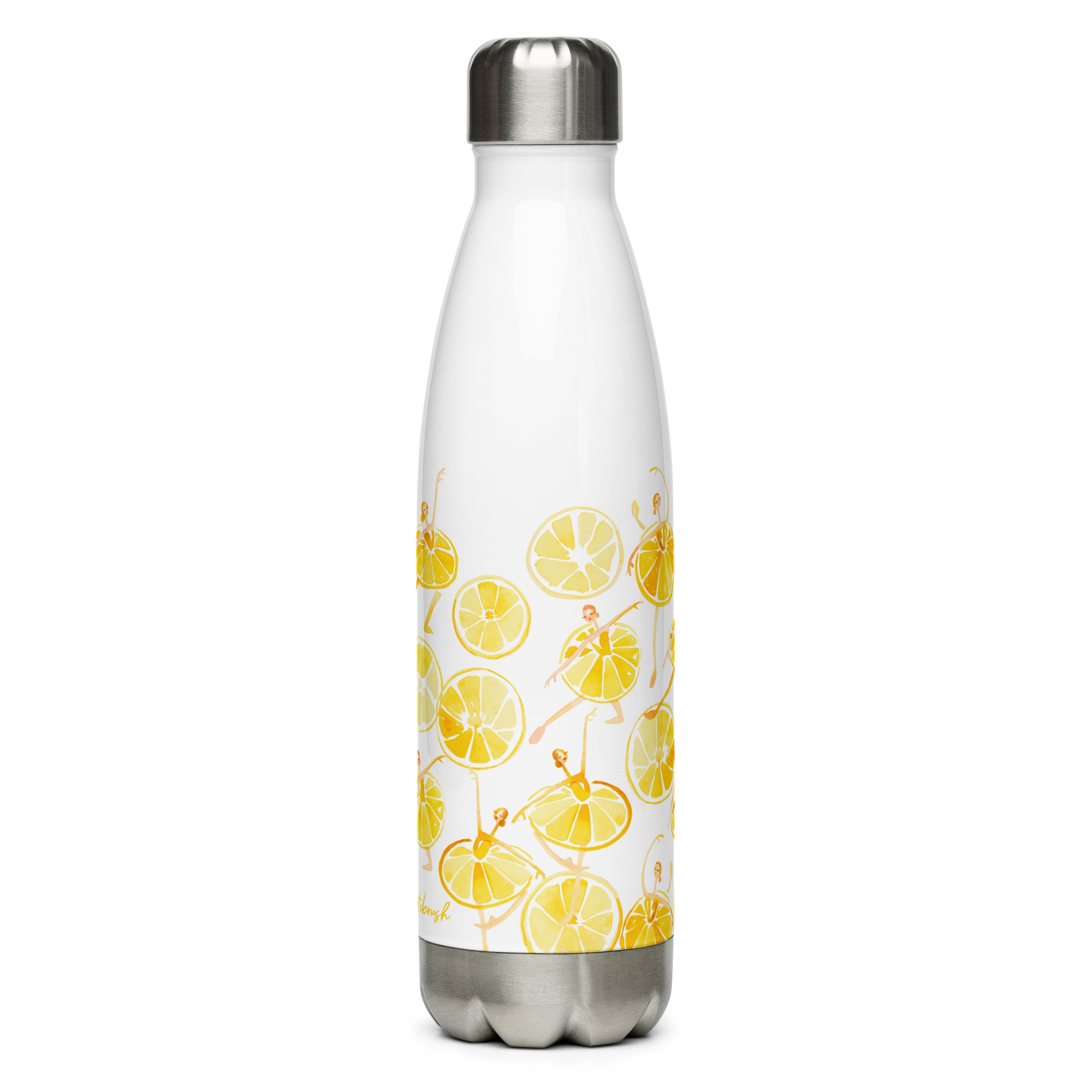 Squeeze the Day Lemons Water Bottle