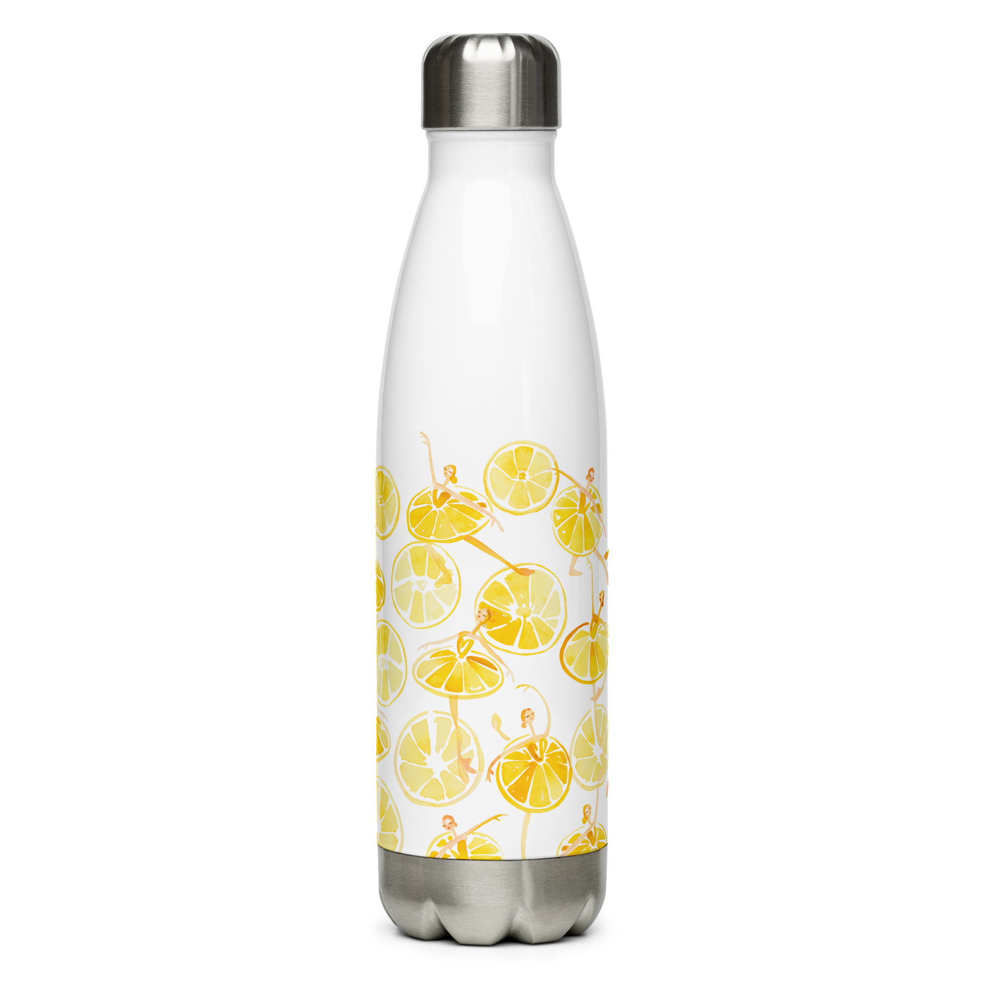 Squeeze the Day Lemons Water Bottle