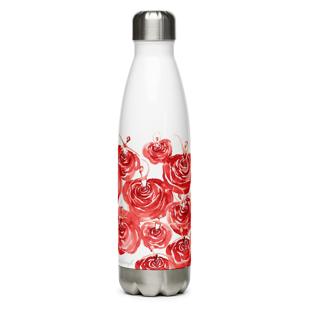 Waltz of the Roses Water Bottle