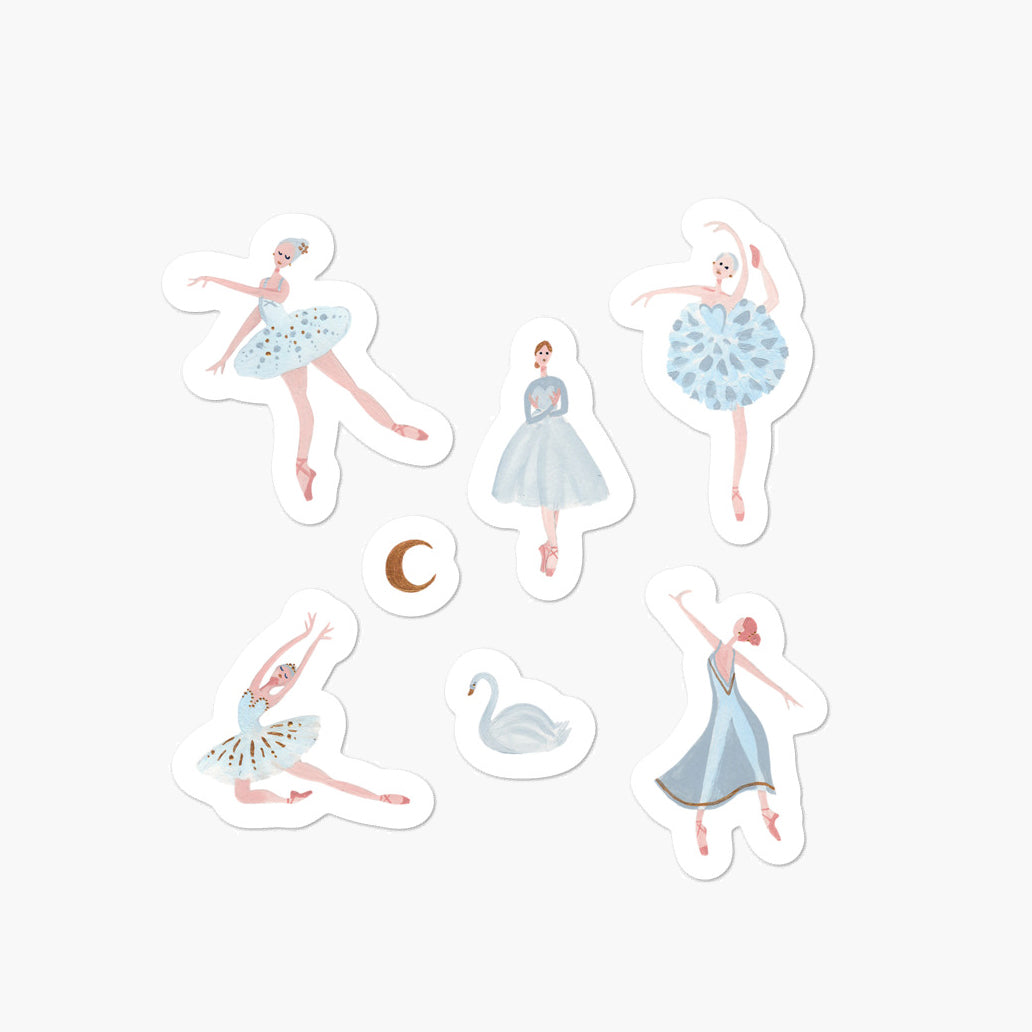 Ladies of the Lake Stickers | Stickers| Pointebrush Ballet Art and Lifestyle