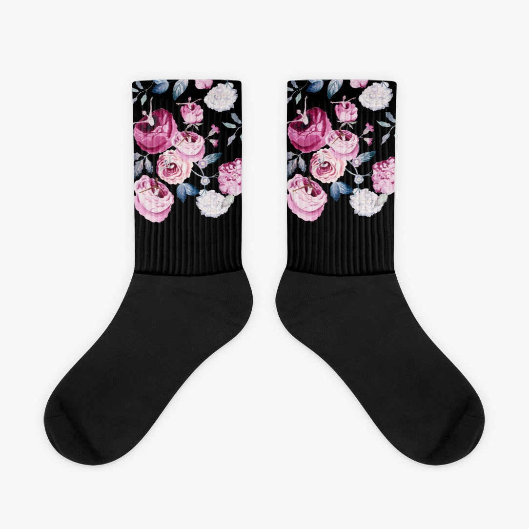 Waltz of the Garden Roses Socks