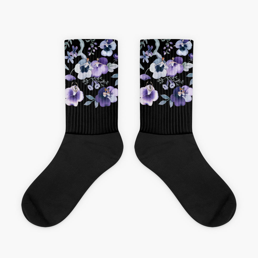 Waltz of the Violets Socks