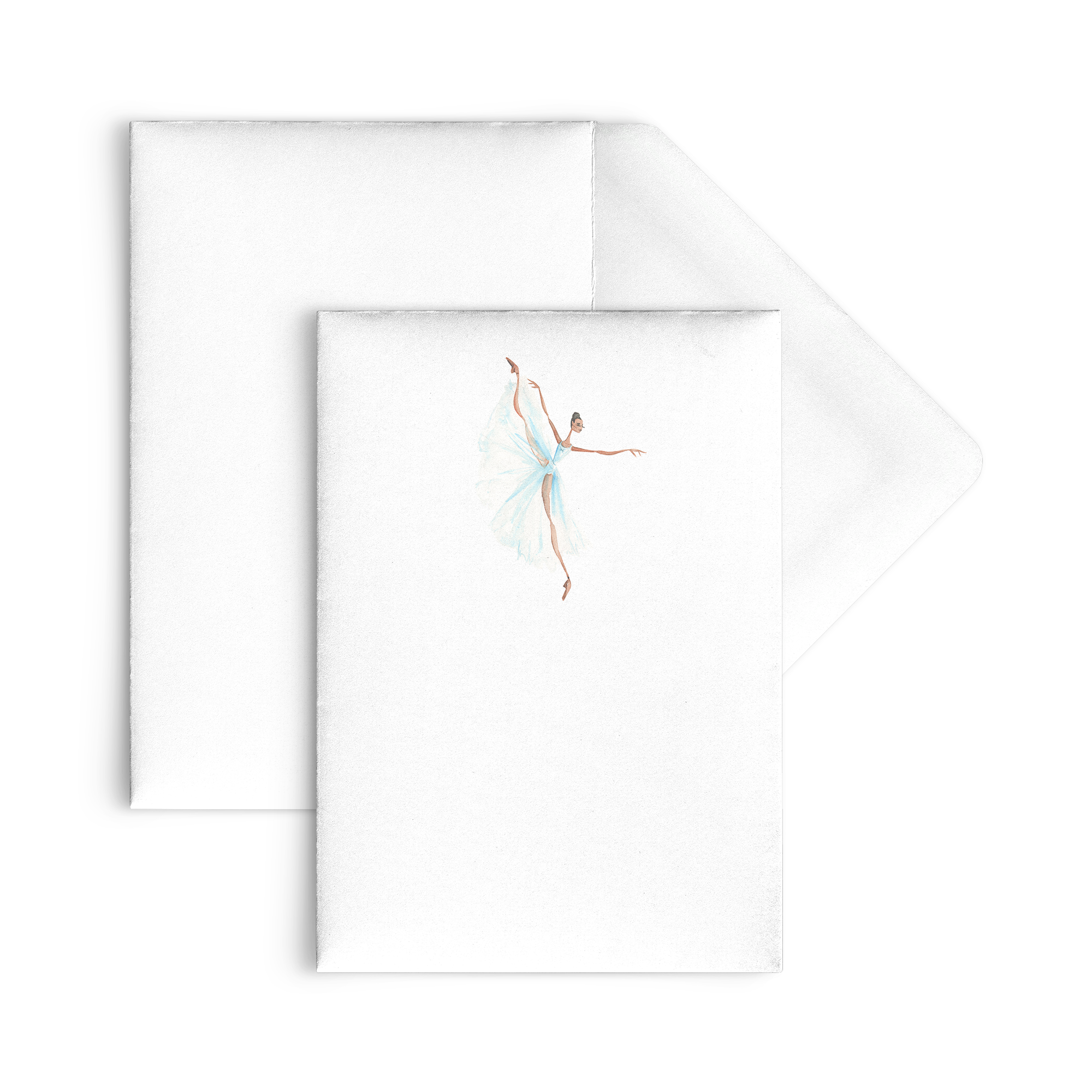 Dark Angel Notecard | Notecards| Pointebrush Ballet Art and Lifestyle